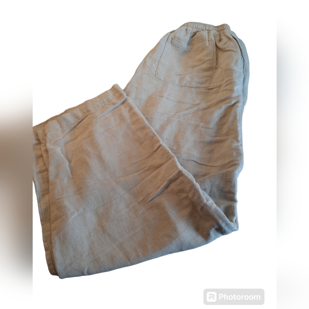 Calvin Klein Linen Pants Size Med
